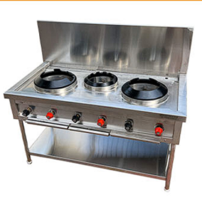 3 Burner Chinese Cooking Range
